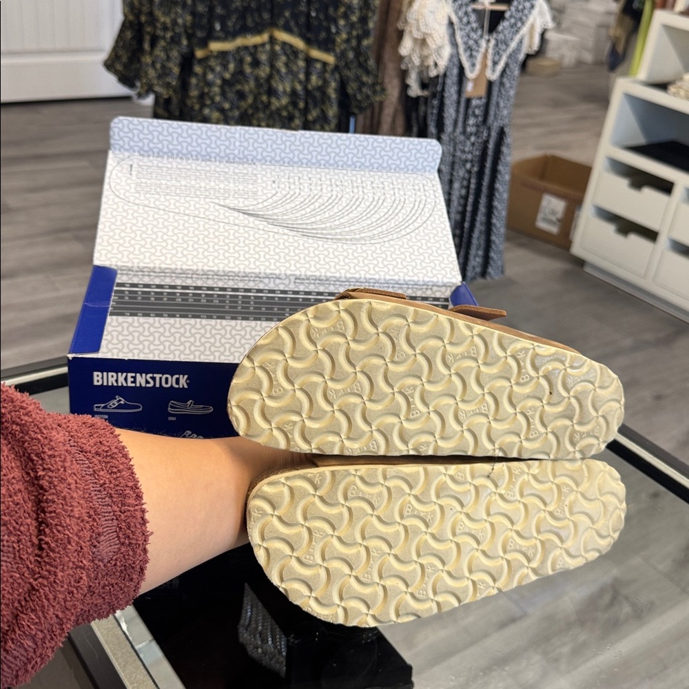 BIRKENSTOCK Arizona Big Buckle Sandal in Cognac - Picture 6 of 6